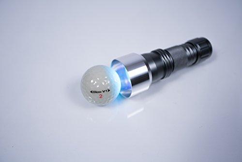 GlowV2 Night Golf Balls (12-Pack) - Best Hitting Ultra Bright Glow Golf Ball - Compression Core and Urethane Skin