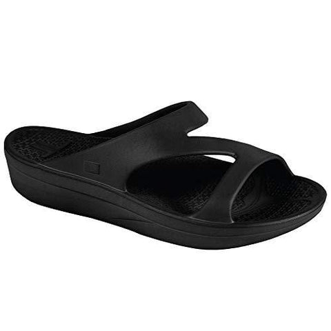 Telic Unisex Z-Strap Sandal, Midnight Black, M
