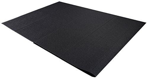 BalanceFrom GoFit High Density Treadmill Exercise Bike Equipment Mat, 3 x 6.5-ft, Foldable