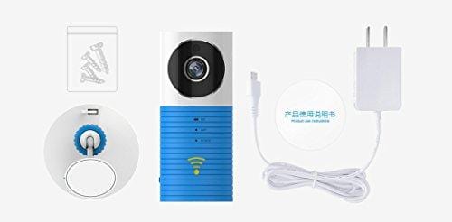 WiFi Doggie Cam Monitor, 3T Clever Dog 2nd Generation 120 ° Wide Angle Wireless Security WiFi Camera Support Android iOS APP Remote Control