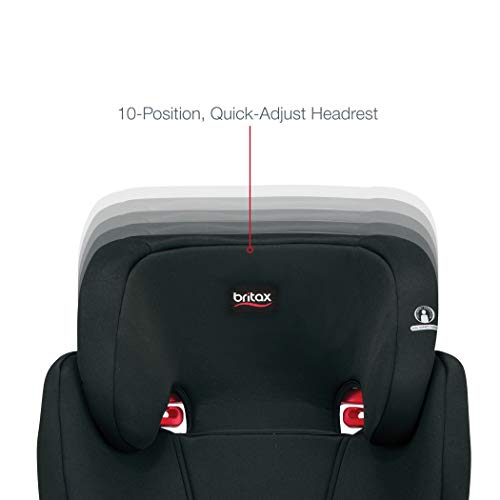 Britax Skyline 2-Stage Belt-Positioning Booster Car Seat - Highback and Backless - 2 Layer Impact Protection - 40 to 120 Pounds, Dusk