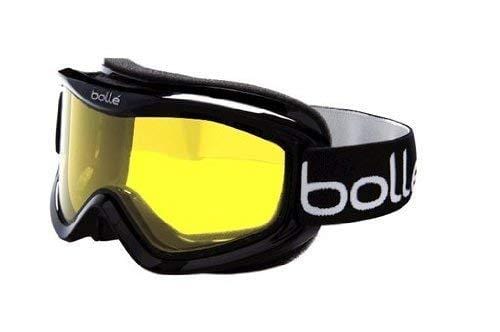 Bolle Mojo Ski/Snow Goggles, 2-Pack | Shiny Yellow Lemon | Ventilated | Dual-Pane Anti-Fog Thermal Barrier | Crystal Clear View | Med-Lg. Adult Fit