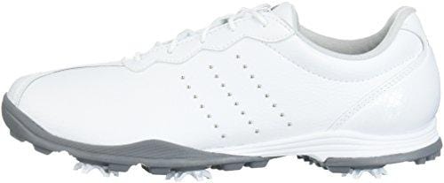 adidas Women's W Adipure DC Golf Shoe, FTWR White Silver met, 8.5 Medium US [product _type] adidas - Ultra Pickleball - The Pickleball Paddle MegaStore