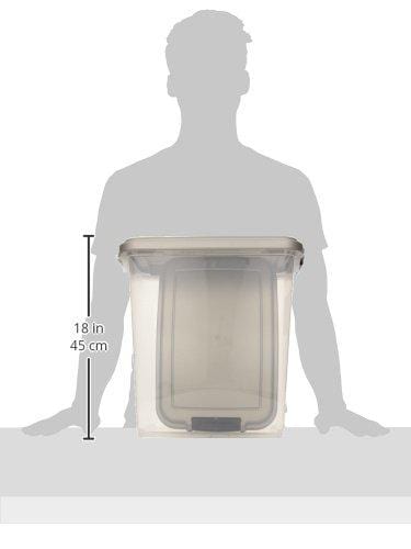 IRIS USA, MP-8/MP-1/SCP-2, 3- Piece Airtight Pet Food Storage Container Combo, Chrome, 1 Pack