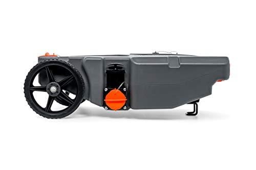 Camco Rhino Heavy Duty 28 Gallon Portable Waste Holding Hose and Accessories-Durable Leak Free and Odorless RV Tote Tank (39004)