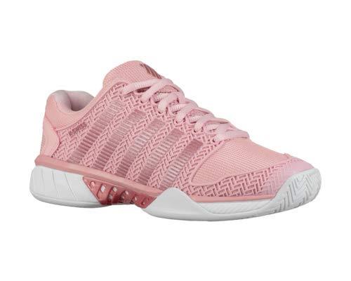 K-Swiss Women's Hypercourt Express Tennis Shoe (Coral Blush/White, 10 M US)