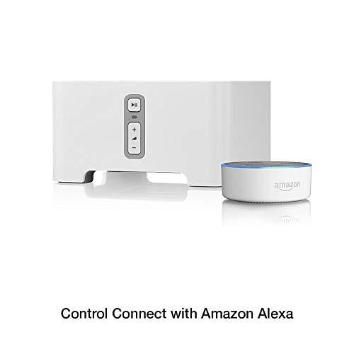 Sonos Connect Wireless Receiver Component with Alexa for Streaming Music - White (Renewed)