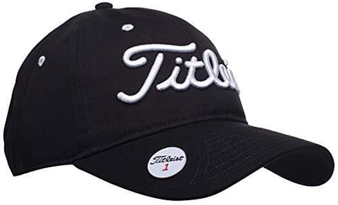 Titleist Classic Golf Ball Marker Hat (Adjustable) Black/White