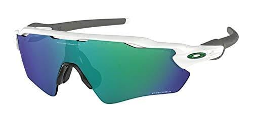 Oakley Radar EV Path OO9208 920871 38M Polished White/Prizm Jade Sunglasses For Men+BUNDLE with Oakley Accessory Leash Kit