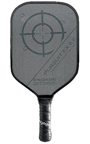 Engage Pickleball Pursuit EX 6.0 Graphite Skin Made in America Pickleball Paddle (Standard 7.9-8.3 oz)