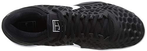 Nike Men's Air Zoom Cage 3 HC Tennis Shoes (11 D(M) US, Black/White-Anthracite)