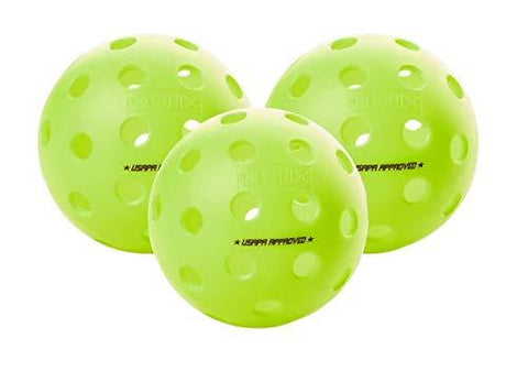 Onix Fuse G2 Pickleball Ball | Outdoor | Neon | 3 Pack