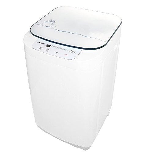 kapas kps35-735h2 upgraded compact washing machine, fully automatic 2-in-1 washer and dryer machine build-in pump and long hose, 8 lbs. capacity 8 lbs. top load tub washer