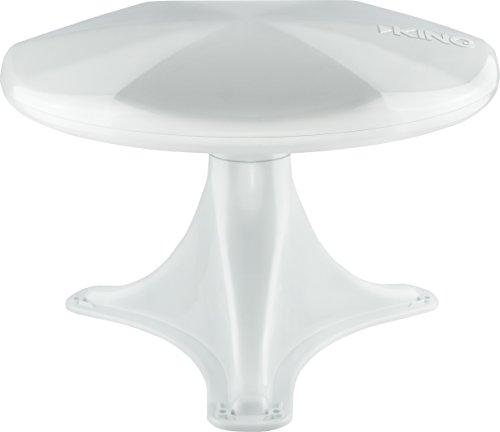 KING OA1000 OmniPro Portable Omnidirectional HDTV Over-the-Air Antenna with Mount - White