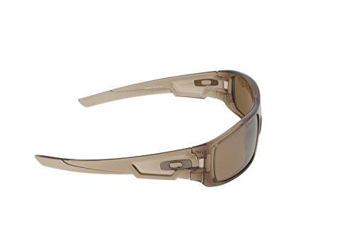 Oakley Men's Crankshaft 0OO9239 Polarized Iridium Rectangular Sunglasses, BROWN SMOKE, 60mm