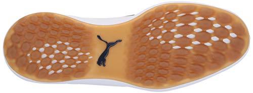 Puma Golf Men's Ignite Nxt Disc Golf Shoe Peacoat Team Gold-Puma White, 13 M US