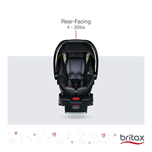 Britax B-Safe 35 Infant Car Seat - 1 Layer Impact Protection, Ashton