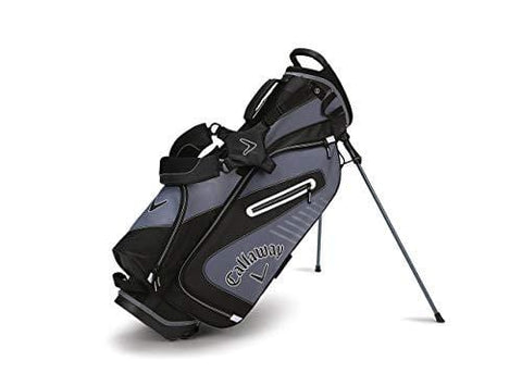 Callaway Golf 2017 Capital Stand Bag, Black/White (Renewed)