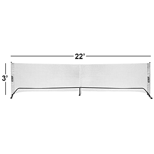 GSE Games & Sports Expert Professional Regulation Size Portable Pickleball Net System with Carrying Case