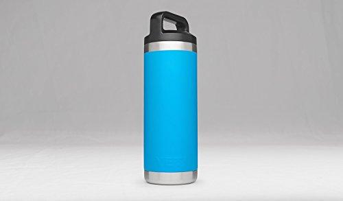 YETI Rambler 18oz Vacuum Insulated Stainless Steel Bottle with Cap, Tahoe Blue DuraCoat