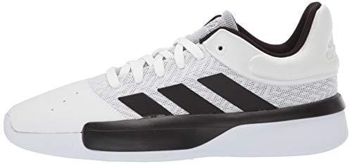 adidas Men's Pro Adversary Low 2019, White/Black/Grey, 9.5 M US