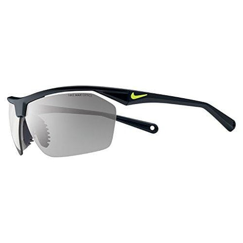 Nike Tailwind 12 Sunglasses, Black/Voltage, Grey with Silver Flash Lens