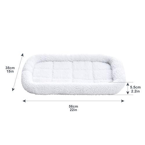 AmazonBasics Padded Pet Bolster Bed - 22 x 15 inches