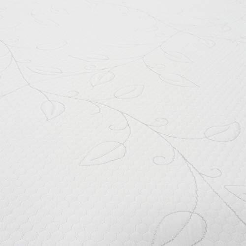 Best Price Mattress BPP-AFM-8SQ 8" Air Flow Memory Foam, Short Queen, White Mattress