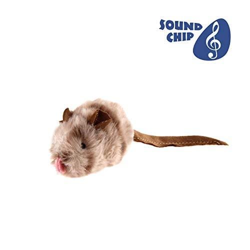 Gigwi Chirpy Cat Mouse Toy Squeak- Cat Toys Interactive Squeaking Mouse Cat Toy Melody Chaser Play N Squeak Kitten Toy, Mouse Sound Cat Toy for Boredom - Ultra Pickleball