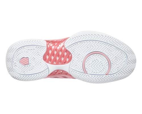 K-Swiss Women's Hypercourt Express Tennis Shoe (Coral Blush/White, 10 M US)