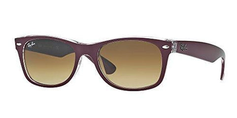 Ray Ban RB2132 605485 52M Matte Bordo' On Transp/Brown Gradient+FREE Complimentary Eyewear Care Kit