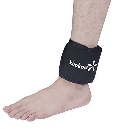 Foot&Ankle Ice Pack Wrap-2 Gel Packs for Pain Relief -Hot/Cold Therapy for Injuries, Sprains, Muscle Pain,Reusable Freezable and Adjustable (14"×3")