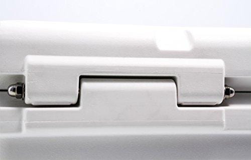 Currituck Heavy Duty Cooler by Camco -Perfect as a Boat Cooler and For Hunting, Hiking,  Camping, Fishing, The Beach and More 58 Quarts (White) (51870)