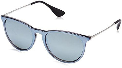 Ray-Ban Erika Non-Polarized Iridium Aviator Sunglasses, Mirror Flash Grey, 54 mm