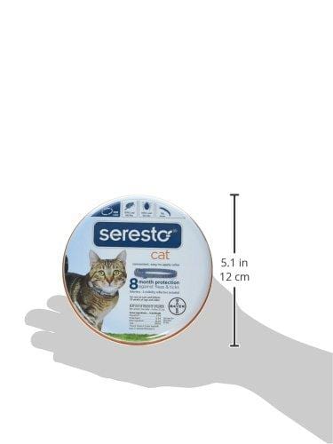 Seresto flea collar for cats, 8-month flea and tick prevention for cats 10 weeks of age and older