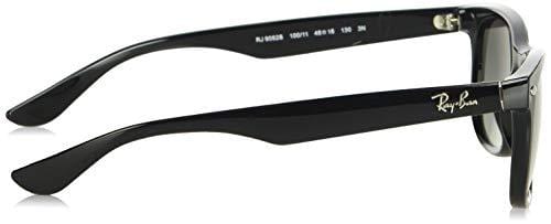 Ray-Ban Junior Kids' 0rj9052s Square Sunglasses, Black, 48.5 mm