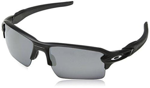 Oakley Men's Flak 2.0 XL OO9188-01 Rectangular Sunglasses, Matte Black, 59 mm