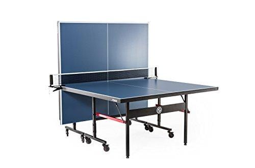 STIGA Advantage Competition-Ready Indoor Table Tennis Table 95% Preassembled Out of the Box with Easy Attach and Remove Net