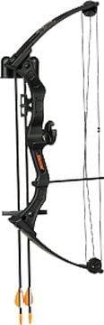 Bear Archery Right Hand Brave 3 Bow Set (Black)