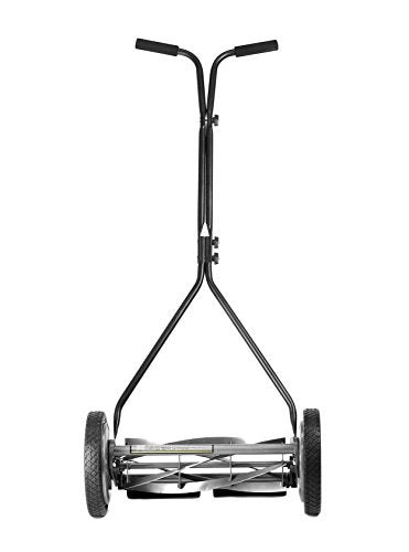 American Lawn Mower Company 1415-16 16-Inch 5-Blade Push Reel Lawn Mower, Grey