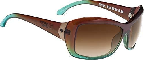 Spy Optic Farrah Flat Sunglasses,Mint Chip Fade/Happy Bronze Polar,62 mm