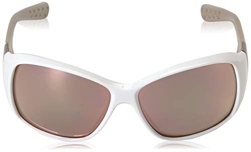 Nike Eyewear Women's Minx Rectangular Sunglasses, White, 59 mm
