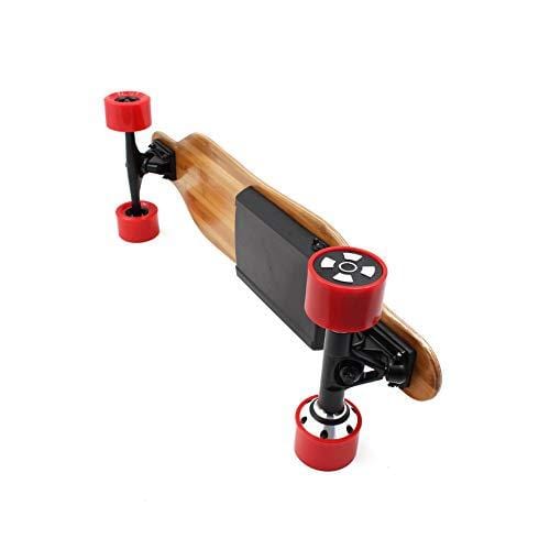 Alouette Phoenix Ryders Electric Skateboard Longboard 4.4AH Lithium Battery,Dual Motor Each 250W, 32 Inches Maple with Remote Control