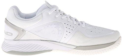 HEAD Women's Sprint pro-w, White/Gray/Silver, 7 M US