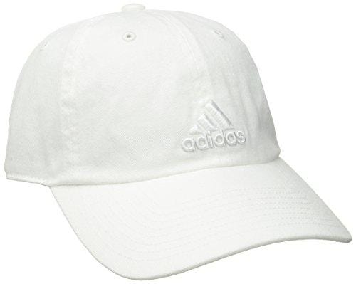 adidas Women's Saturday Relaxed Adjustable Cap, White/White, One Size [product _type] adidas - Ultra Pickleball - The Pickleball Paddle MegaStore