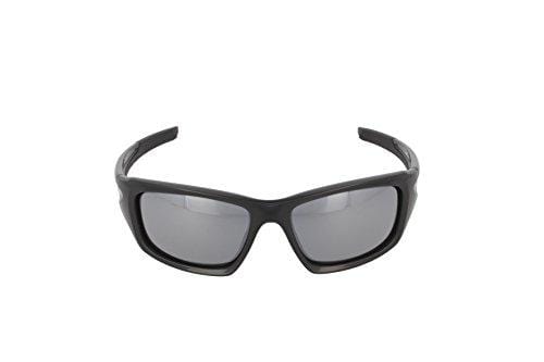 Oakley Valve Non-polarized Rectangular Sunglasses,Polished Black w/ Black Iridium,60 mm