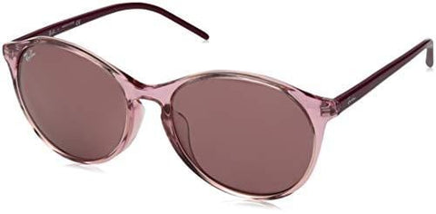 Ray-Ban Women's 0rb4371f Round Sunglasses TRASPARENT PINK 55 mm