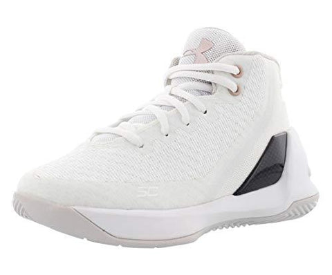 Under Armour Ps Curry 3 Basketball Boy's Shoes Size 12 White/Black