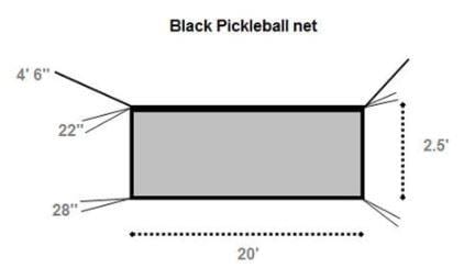 Pickleball Nets - Attach to Existing Standards or Posts (Medium Weight Durable Indoor Net) [product _type] Pickle-Ball - Ultra Pickleball - The Pickleball Paddle MegaStore