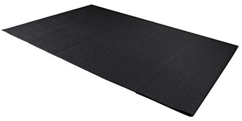 BalanceFrom GoFit High Density Treadmill Exercise Bike Equipment Mat, 3 x 6.5-ft, Foldable